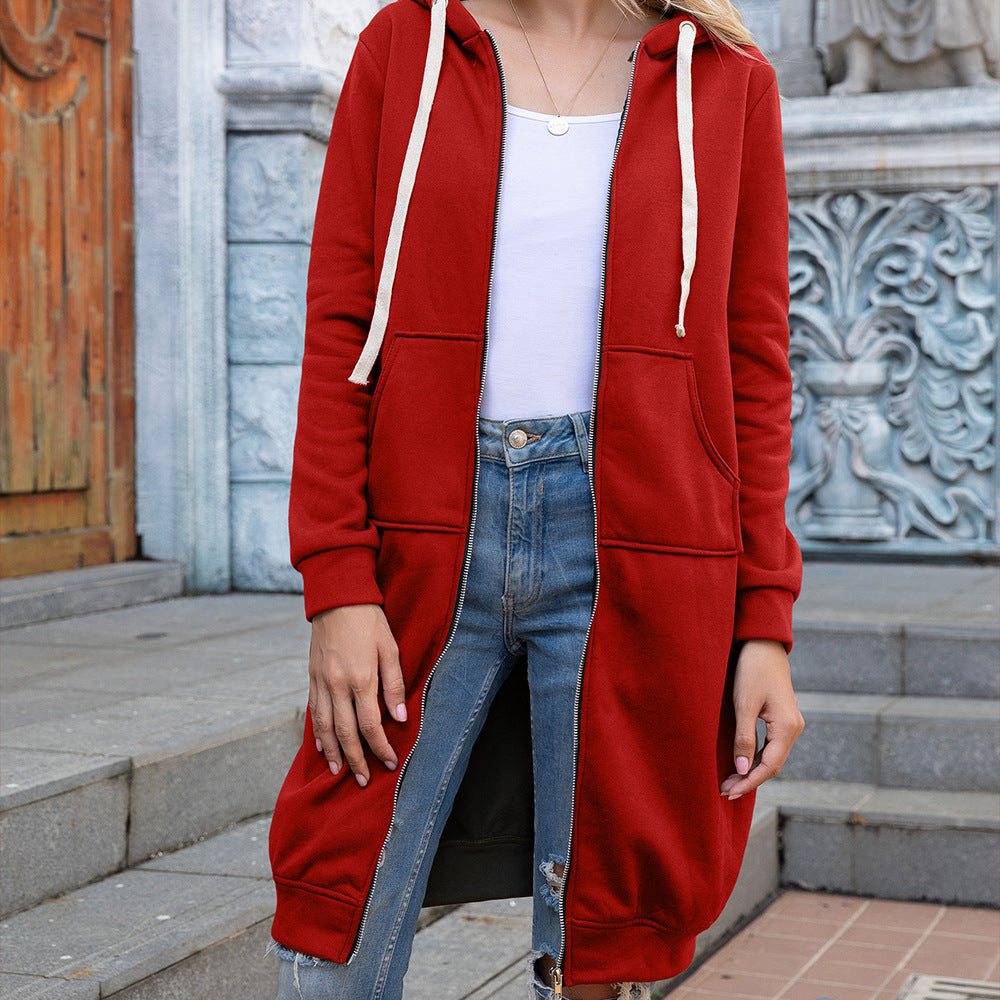 Winter Stylish Loose Long Length Hoodies