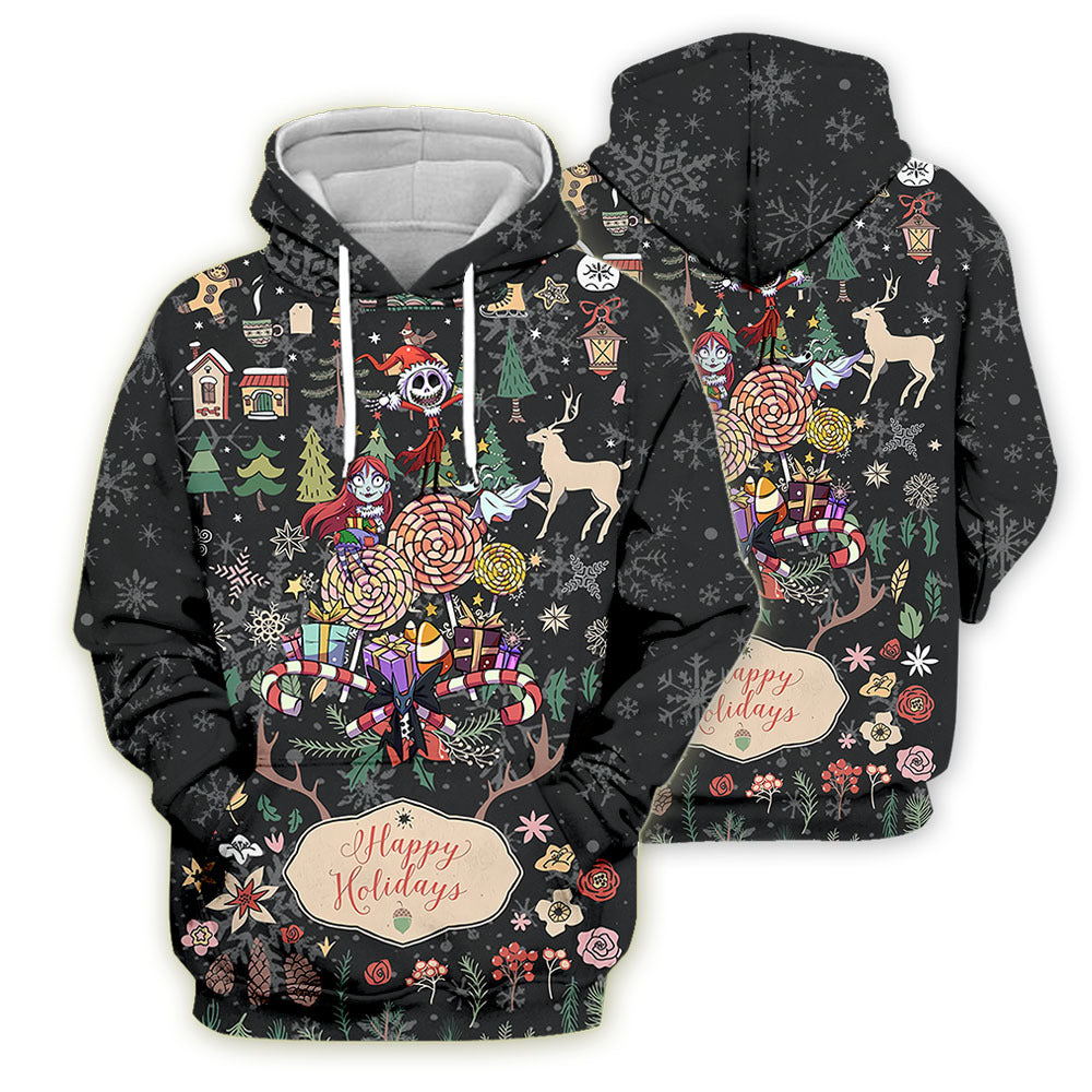 Multi Shade Christmas Digital Printed Hoodie Collection
