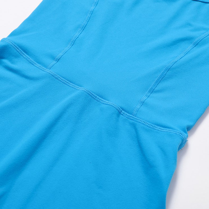 Barboteuse de yoga dos nu avec découpe dans le dos