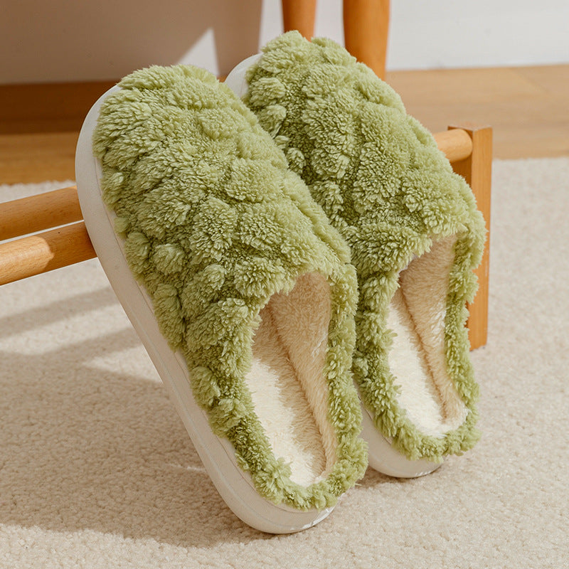 Flauschige Fleece-Hausschuhe aus weichem Plüsch