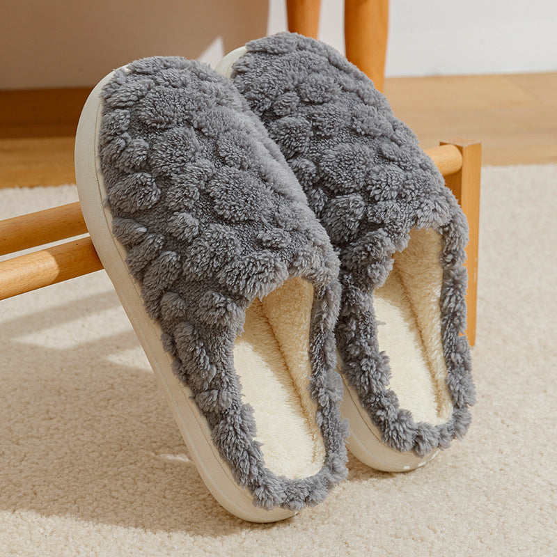 Flauschige Fleece-Hausschuhe aus weichem Plüsch