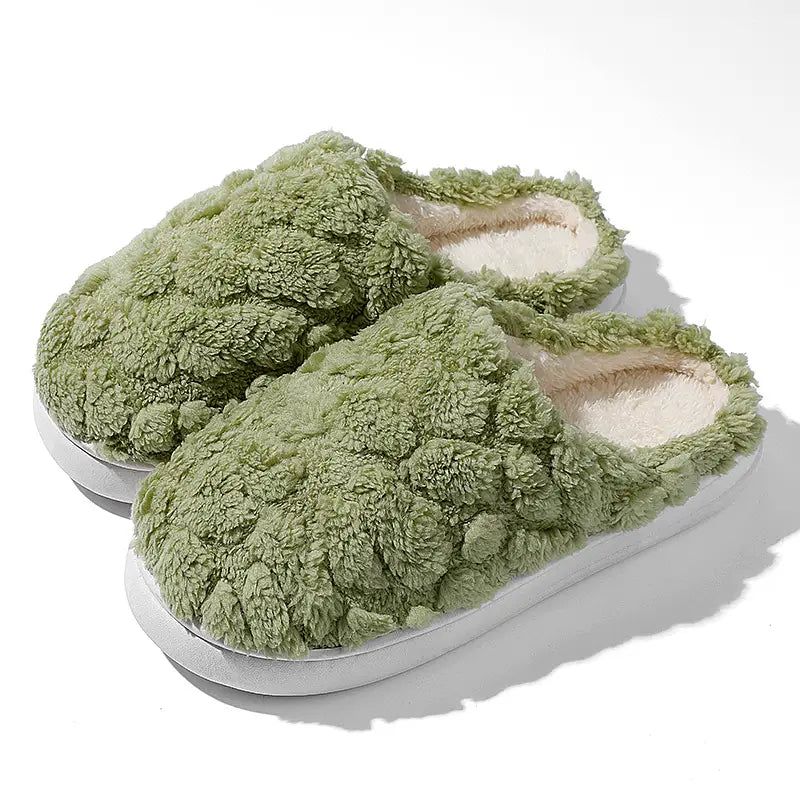 Flauschige Fleece-Hausschuhe aus weichem Plüsch