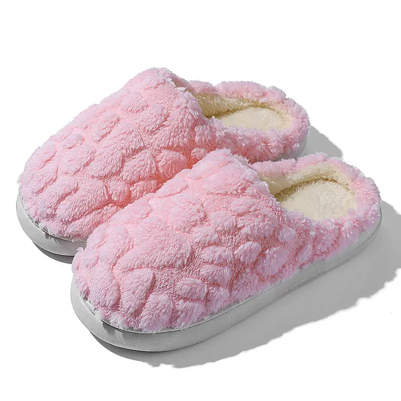 Flauschige Fleece-Hausschuhe aus weichem Plüsch