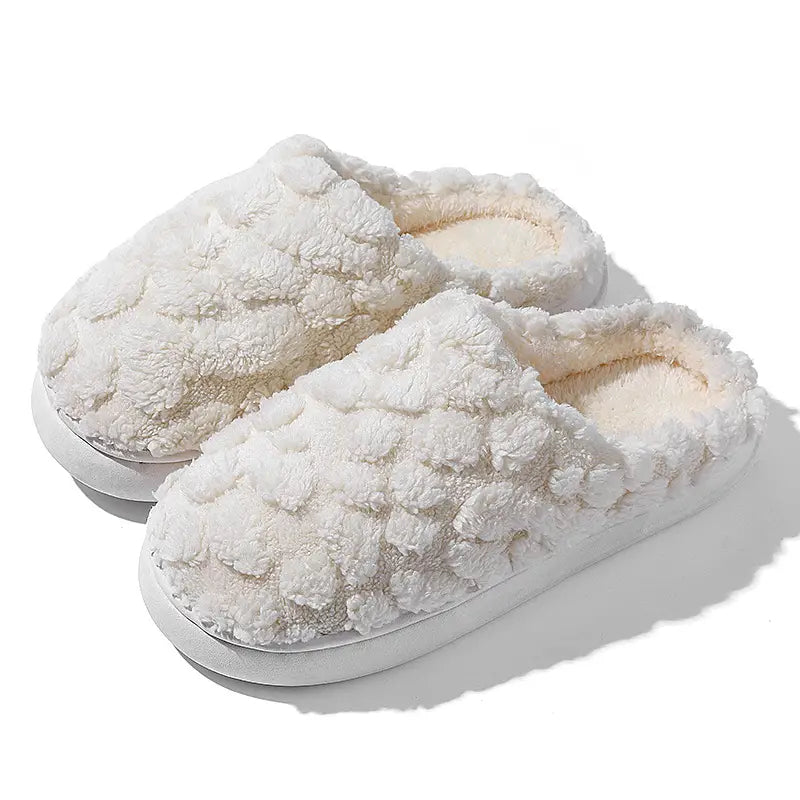 Flauschige Fleece-Hausschuhe aus weichem Plüsch