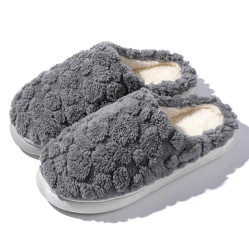Flauschige Fleece-Hausschuhe aus weichem Plüsch