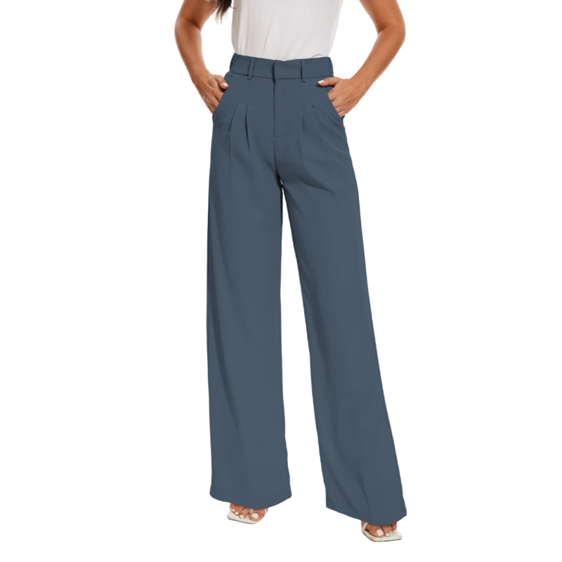 Effortless Tailored Wide Leg Pants