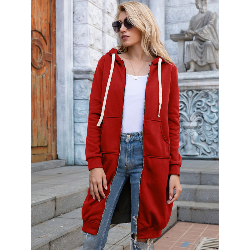Winter Stylish Loose Long Length Hoodies