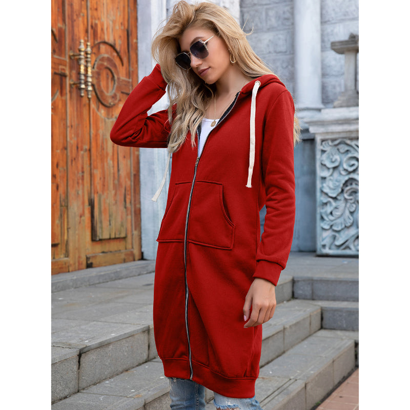 Winter Stylish Loose Long Length Hoodies