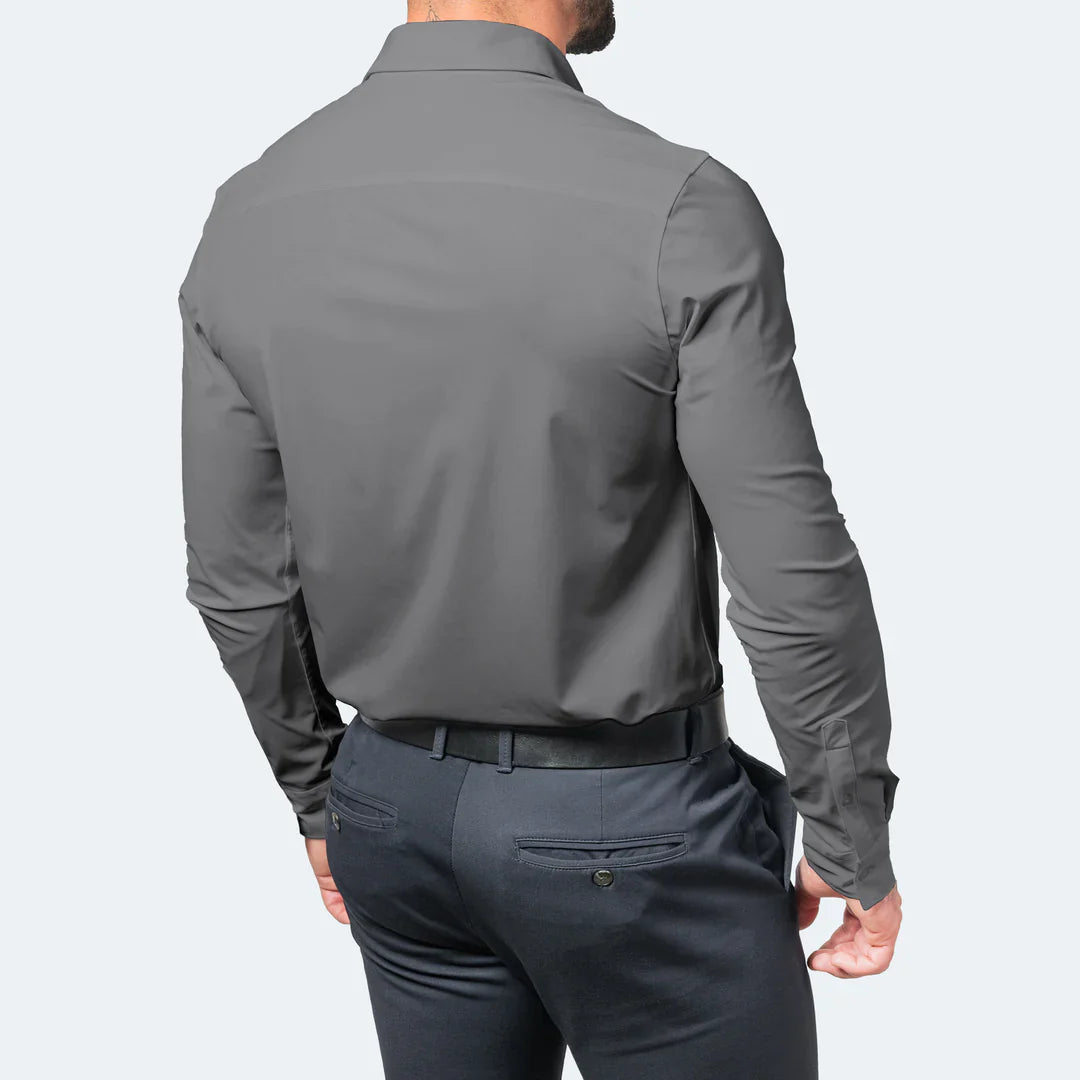 4 Way Stretch Non Iron Business Casual Performance Dress Shirt