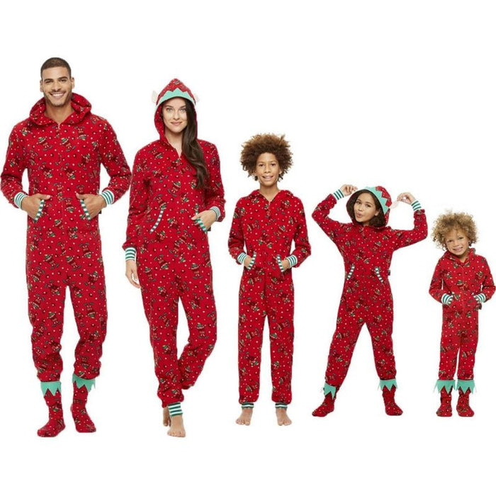 Festive Xmas Pajamas Set Family Matching