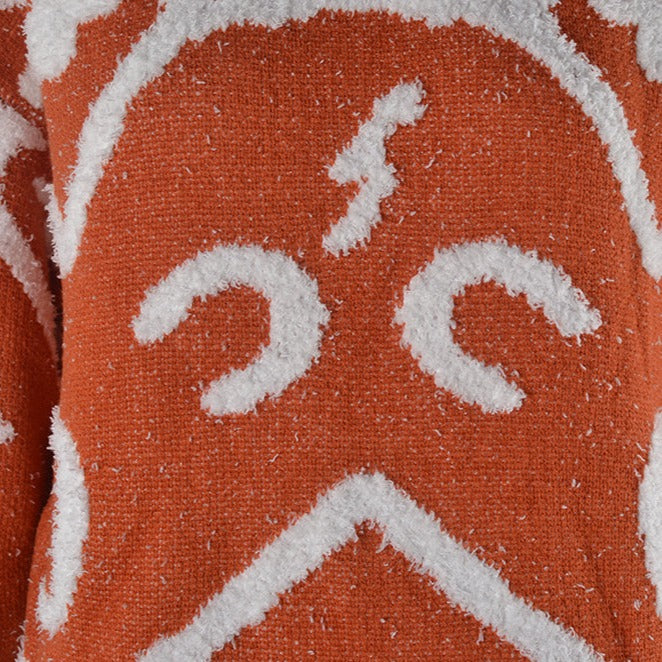 Bedruckter Pullover mit Weihnachtsmotiv