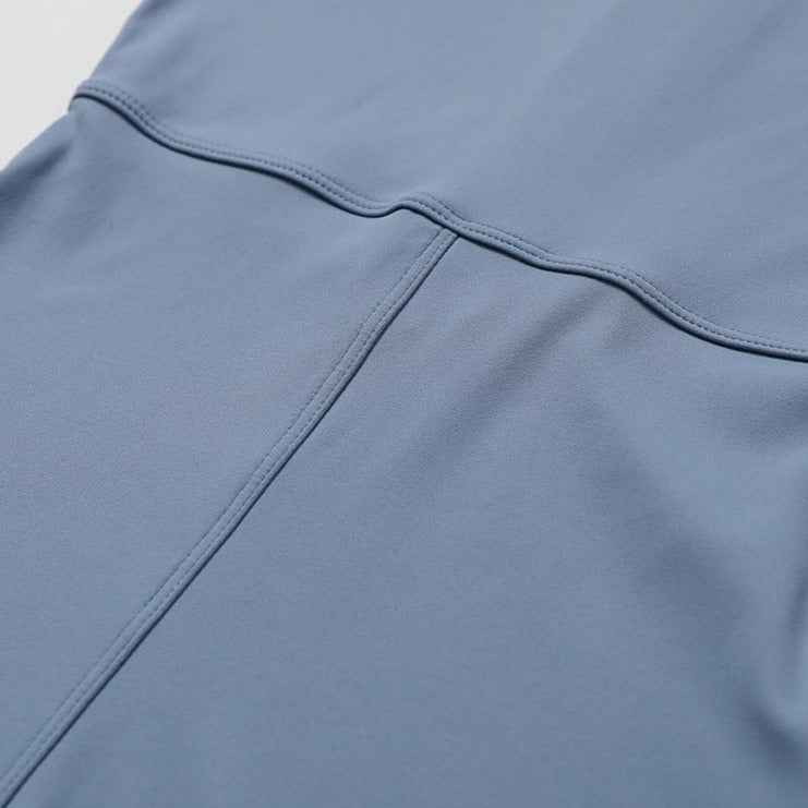 Combinaison de yoga à manches longues et fermeture éclair