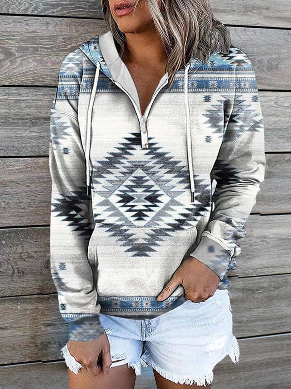Ethnic Tribal Printed Sweater Hoodie