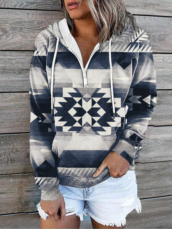Ethnic Tribal Printed Sweater Hoodie