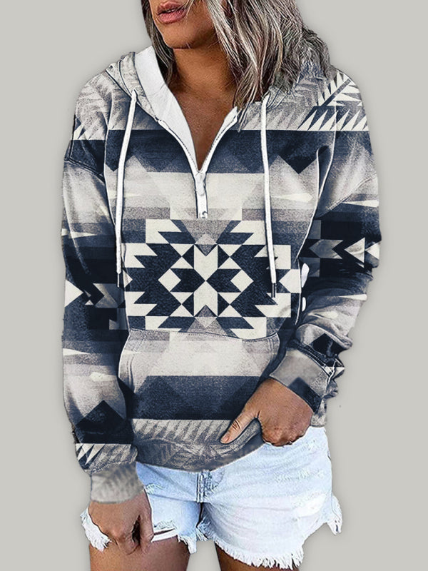 Ethnic Tribal Printed Sweater Hoodie