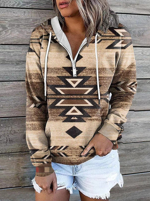 Ethnic Tribal Printed Sweater Hoodie