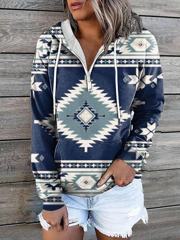 Ethnic Tribal Printed Sweater Hoodie