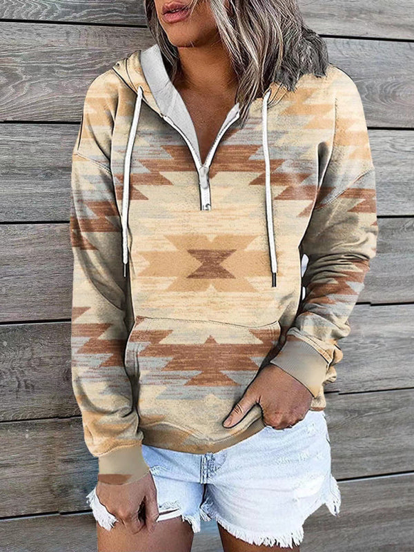 Ethnic Tribal Printed Sweater Hoodie