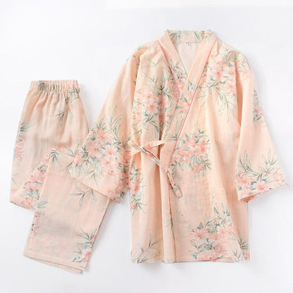 Japanese Style Trousers Lounge Pajamas For Women