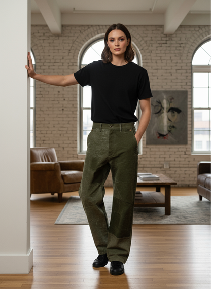 Men's Vintage Patchwork Cargo Pants