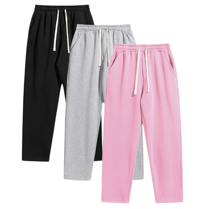 Set Of 3 Regular Fit Casual Sweatpants With Pocket Design For Men