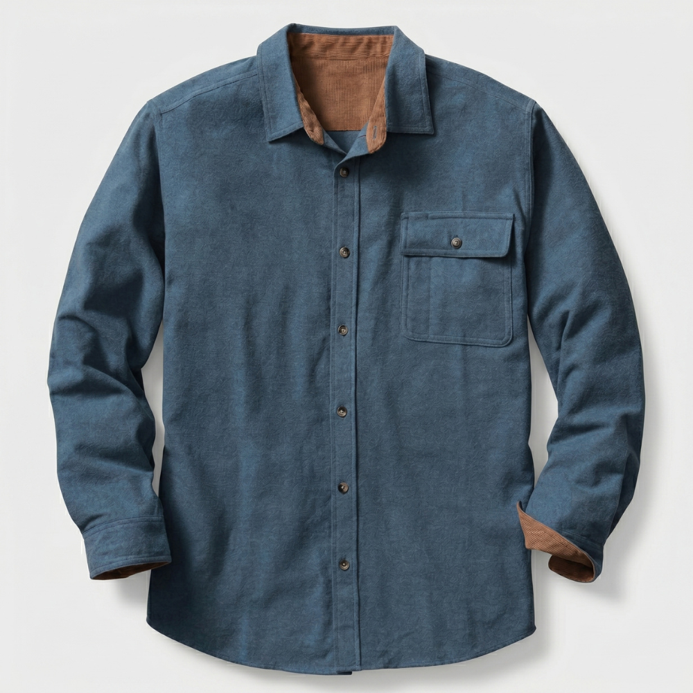 Long Sleeve And Button Down Flannel Shirt For Men