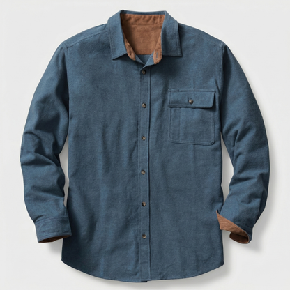 Long Sleeve And Button Down Flannel Shirt For Men