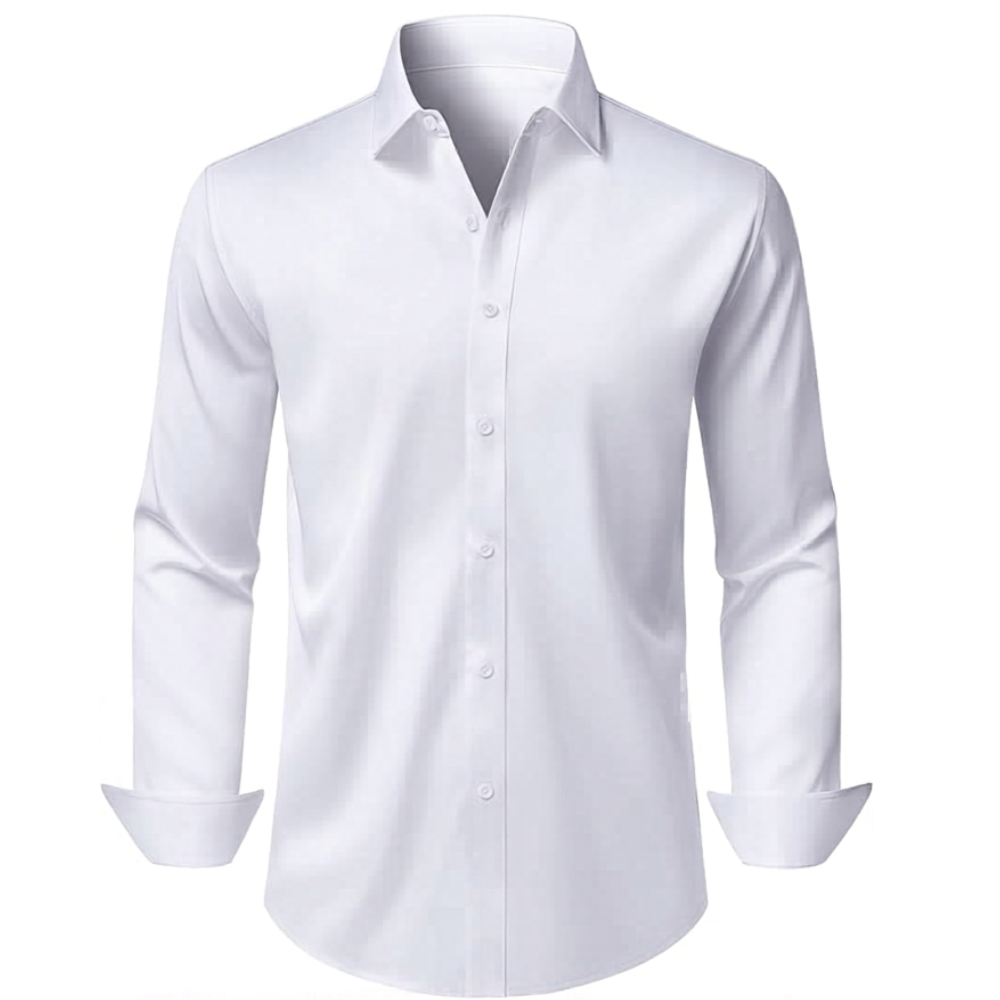 Long Sleeve And Wrinkle Free Button Down Shirt For Men