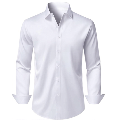 Long Sleeve And Wrinkle Free Button Down Shirt For Men
