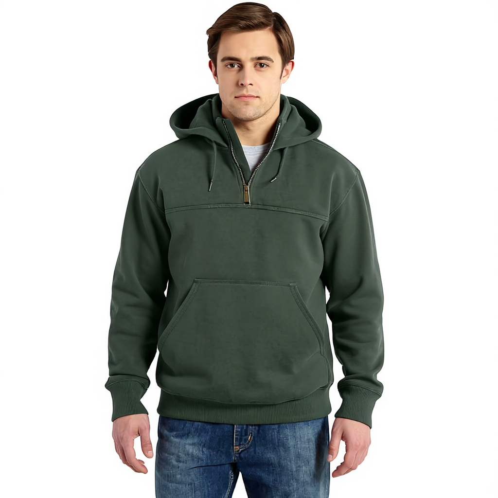 Rain Defender Loose Fit Heavyweight Quarter Zip Sweatshirt