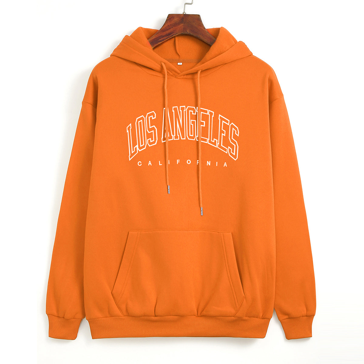 LOS ANGELES Bedruckter dicker Pullover-Hoodie 