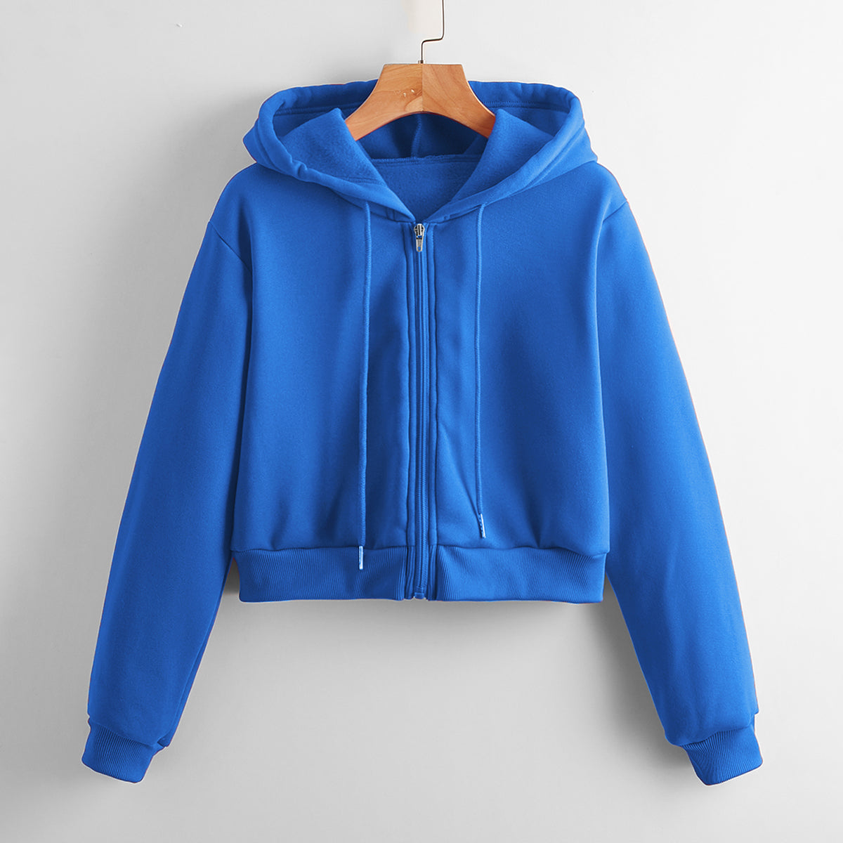 Casual Short Crop Pullover Hoodie