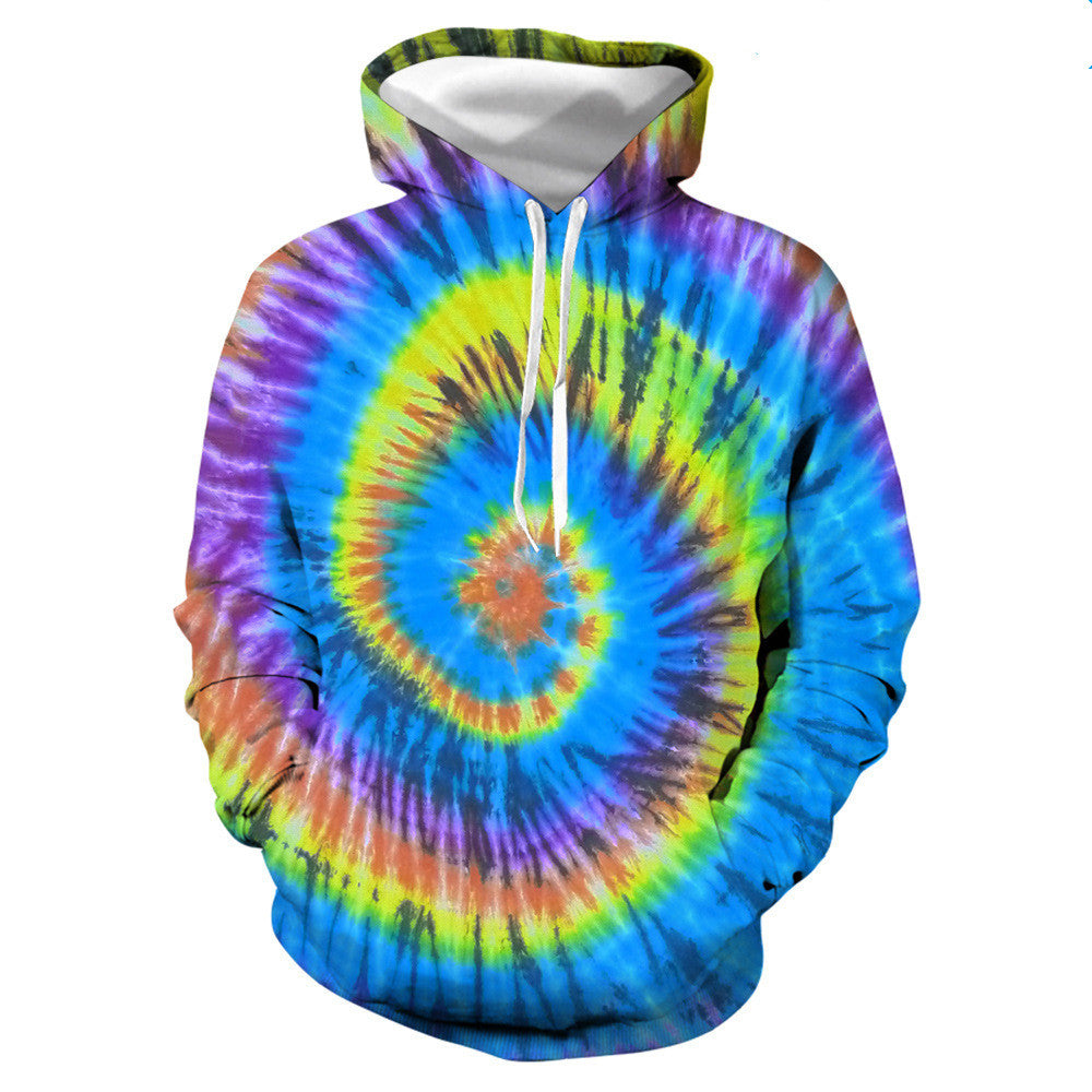 Mehrfarbige, lebendige 3D-gedruckte Hoodie-Kollektion