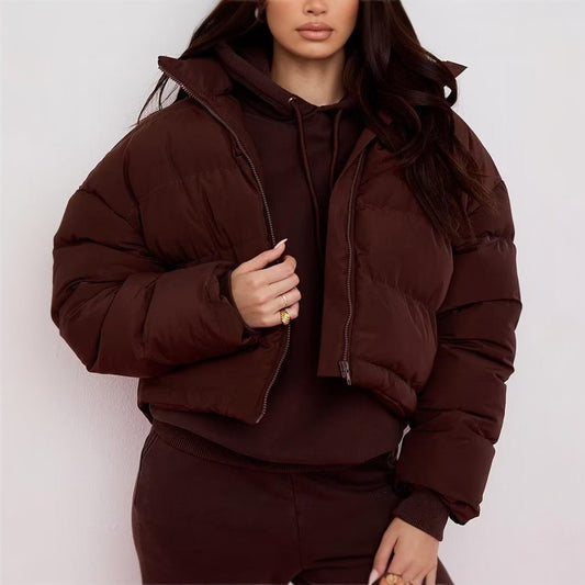 Winter Stand Up Collar Casual Bread Coat Parkas