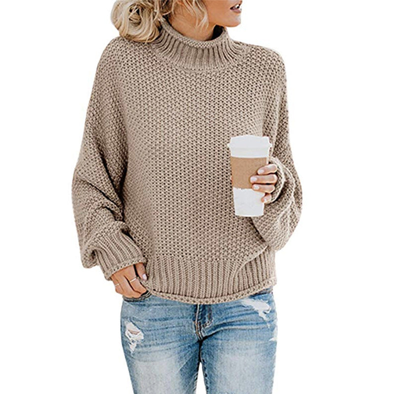 Casual Thick Thread Knit Pullover Sweater