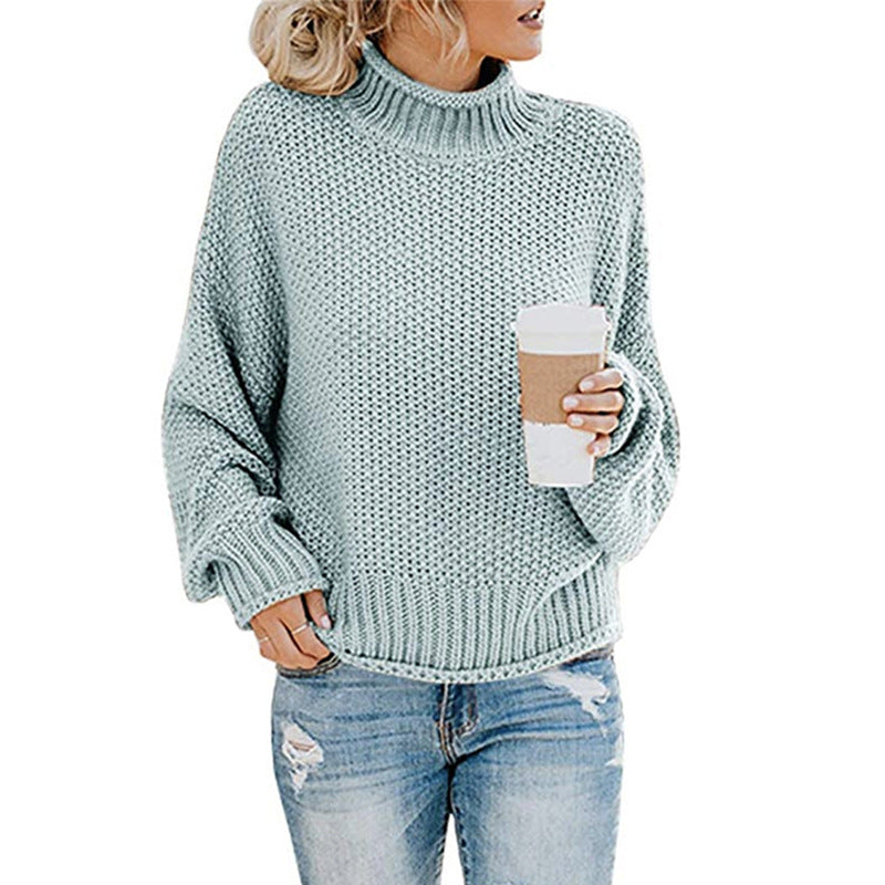 Casual Thick Thread Knit Pullover Sweater