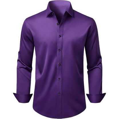 Long Sleeve And Wrinkle Free Button Down Shirt For Men