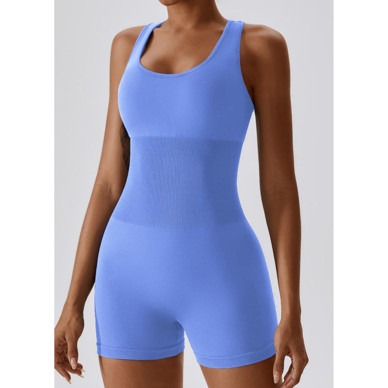 High Elastic Short Yoga Rompers