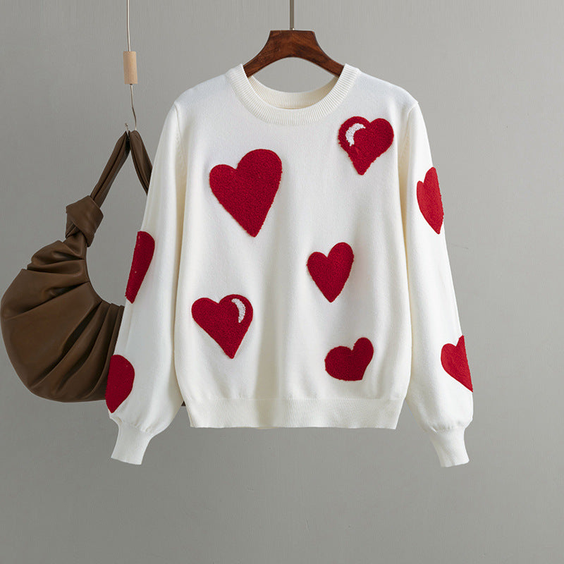 Design Embroidered Soft Pullover Sweater