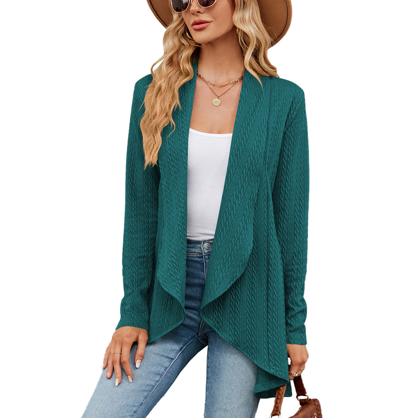 Casual Long Sleeve Knitted Coat Cardigan