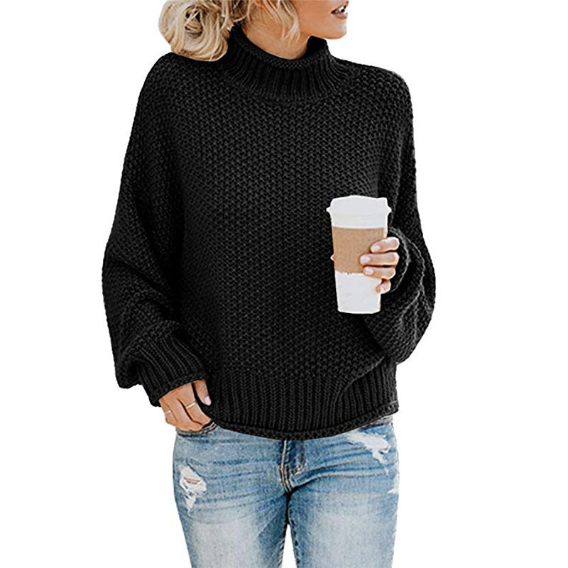 Casual Thick Thread Knit Pullover Sweater