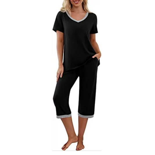 Lässiges, bequemes Pyjama-Set für Damen