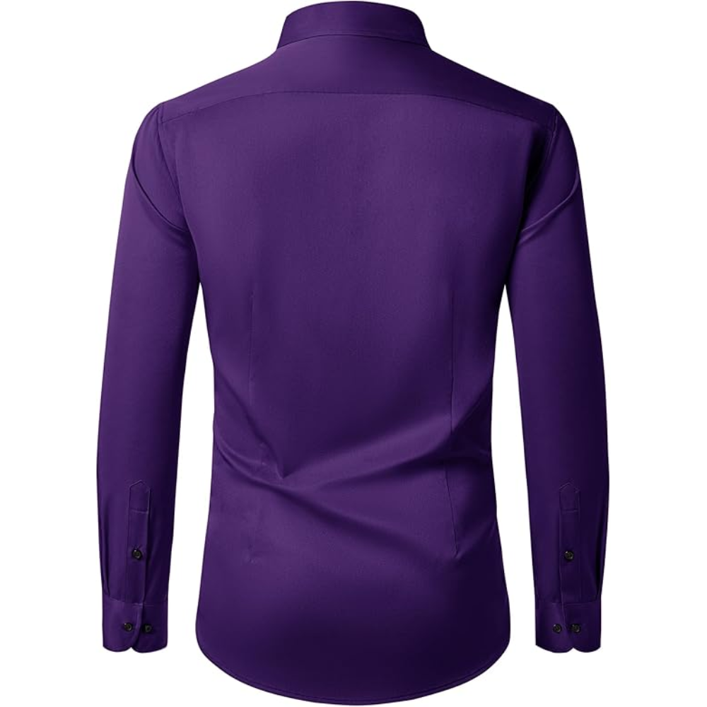 Long Sleeve And Wrinkle Free Button Down Shirt For Men