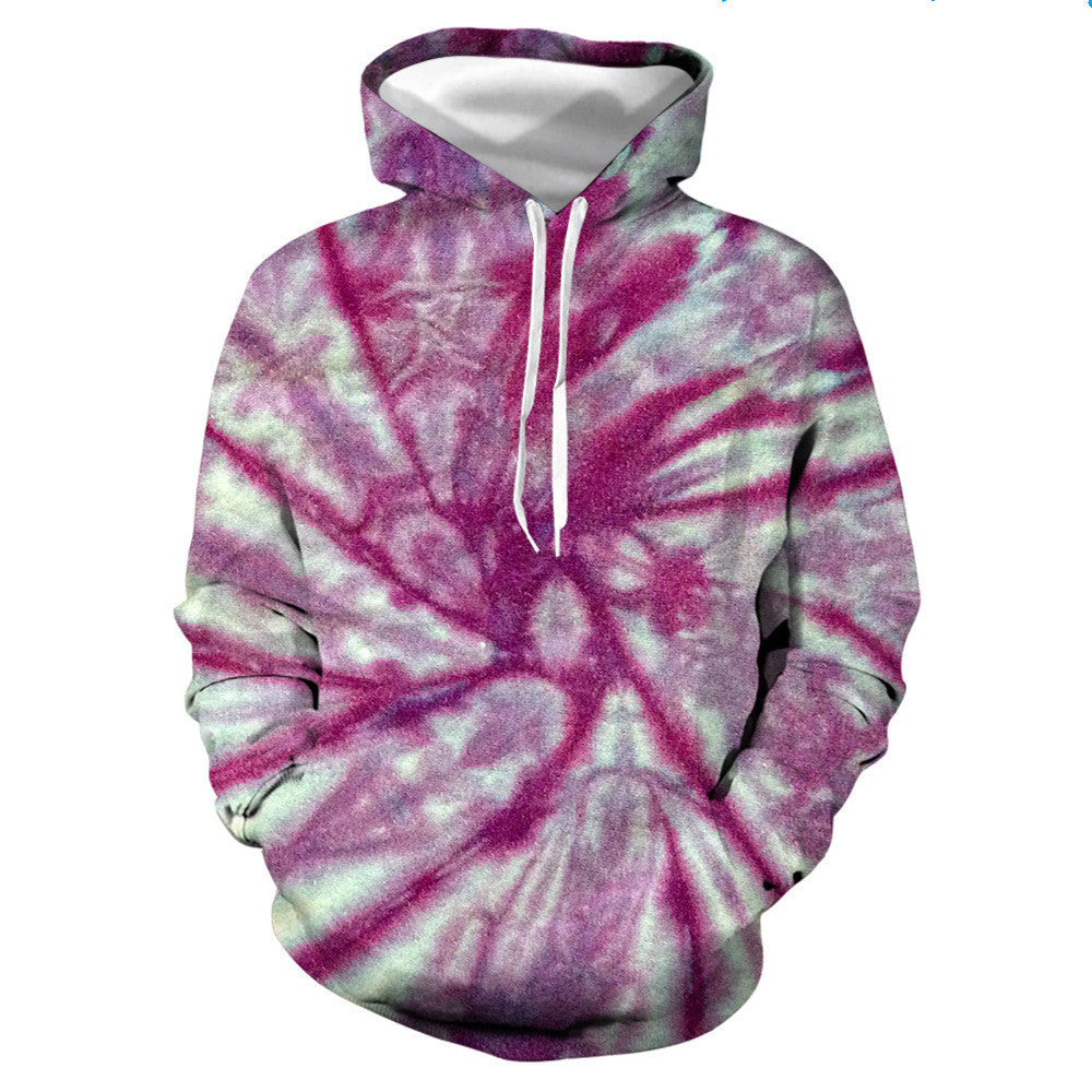 Mehrfarbige, lebendige 3D-gedruckte Hoodie-Kollektion