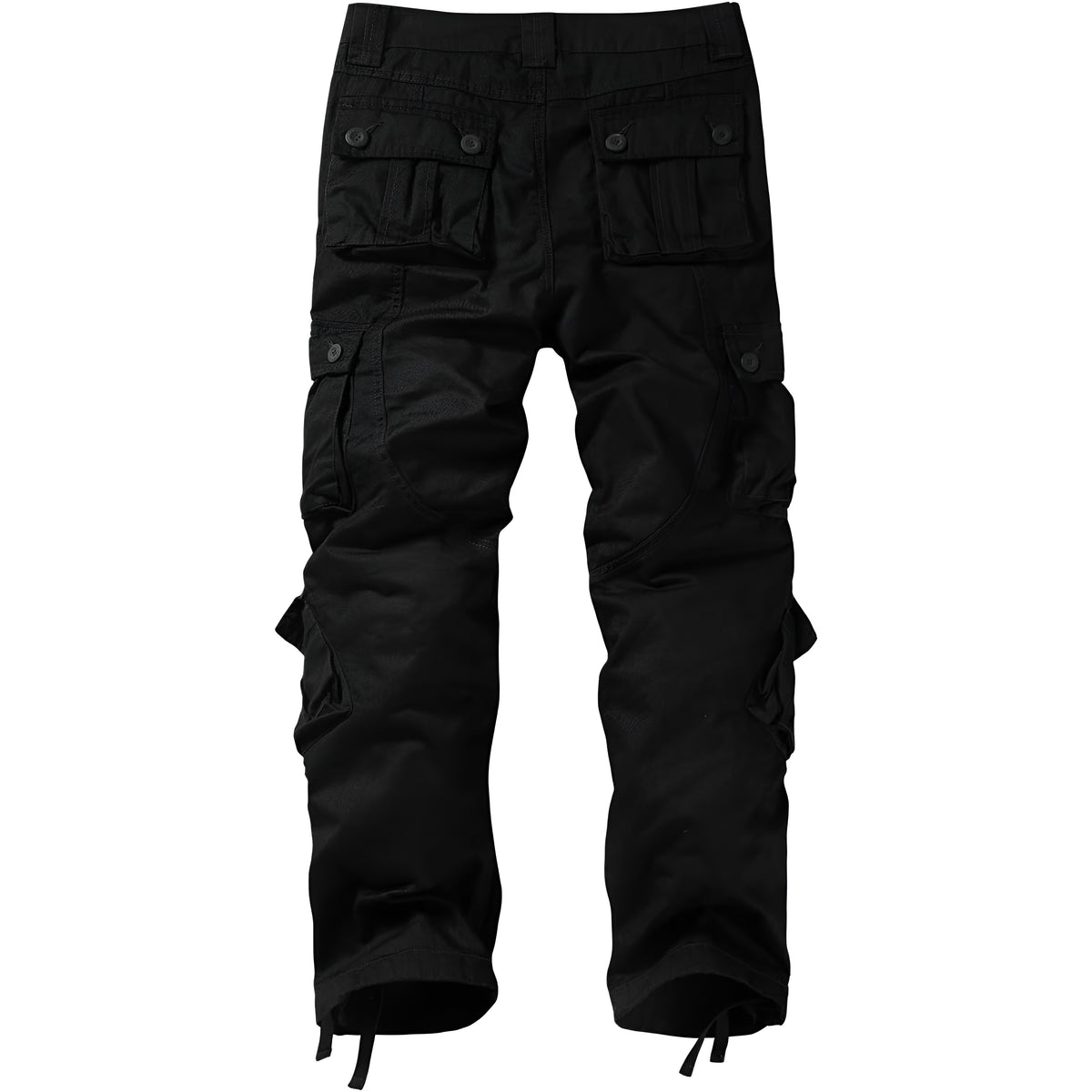 Cargo Pants With Multiple Pockets And Regular Fit For Men