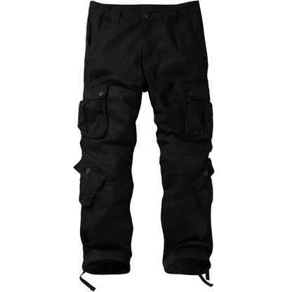 Cargo Pants With Multiple Pockets And Regular Fit For Men