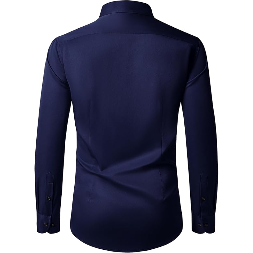 Long Sleeve And Wrinkle Free Button Down Shirt For Men