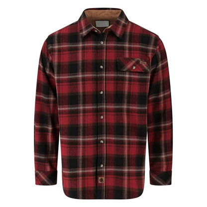 Long Sleeve And Button Down Flannel Shirt For Men
