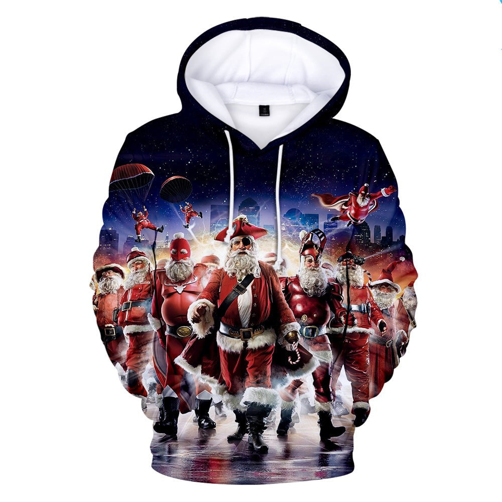 Christmas Digital Printed 3D Hoodie Collection