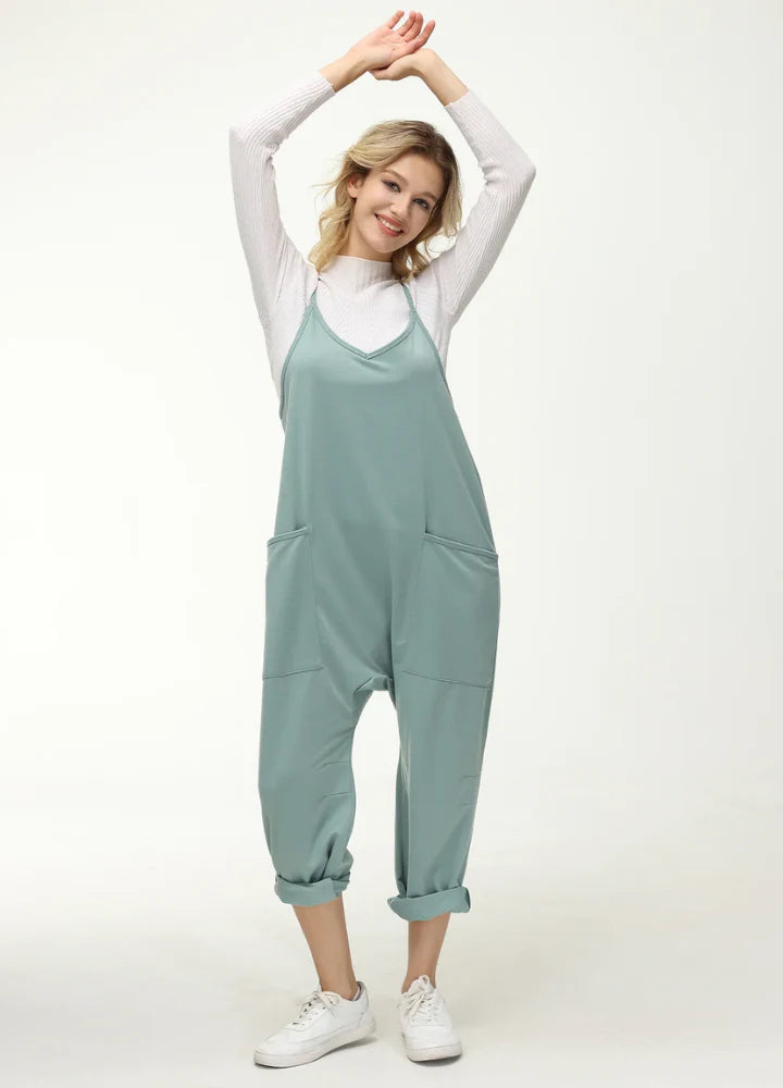 Womens Casual Leg Jumpsuit